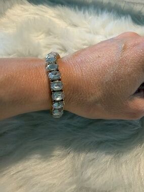 Chico's Gold & Clear Rhinestone Bracelet